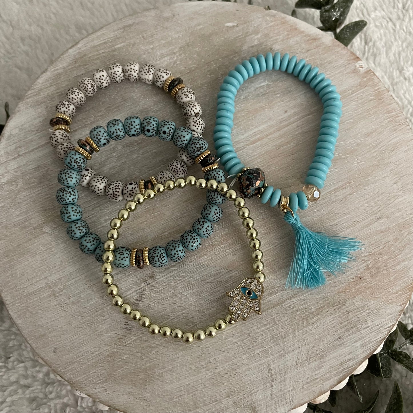 Blue Hippie bracelet