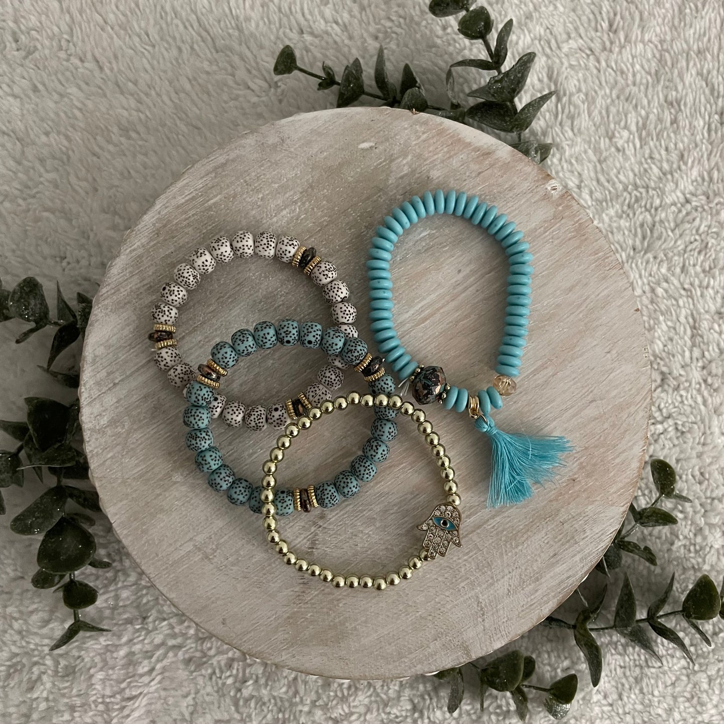 Blue Hippie bracelet