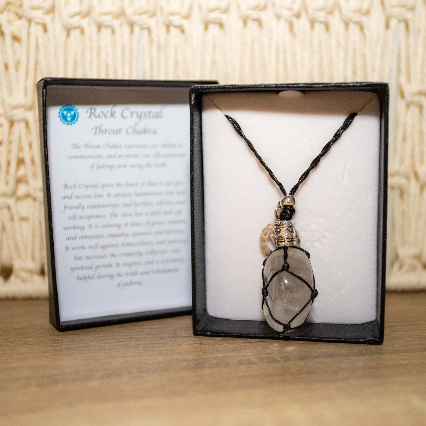 Crystal Quartz Adjustable Necklace