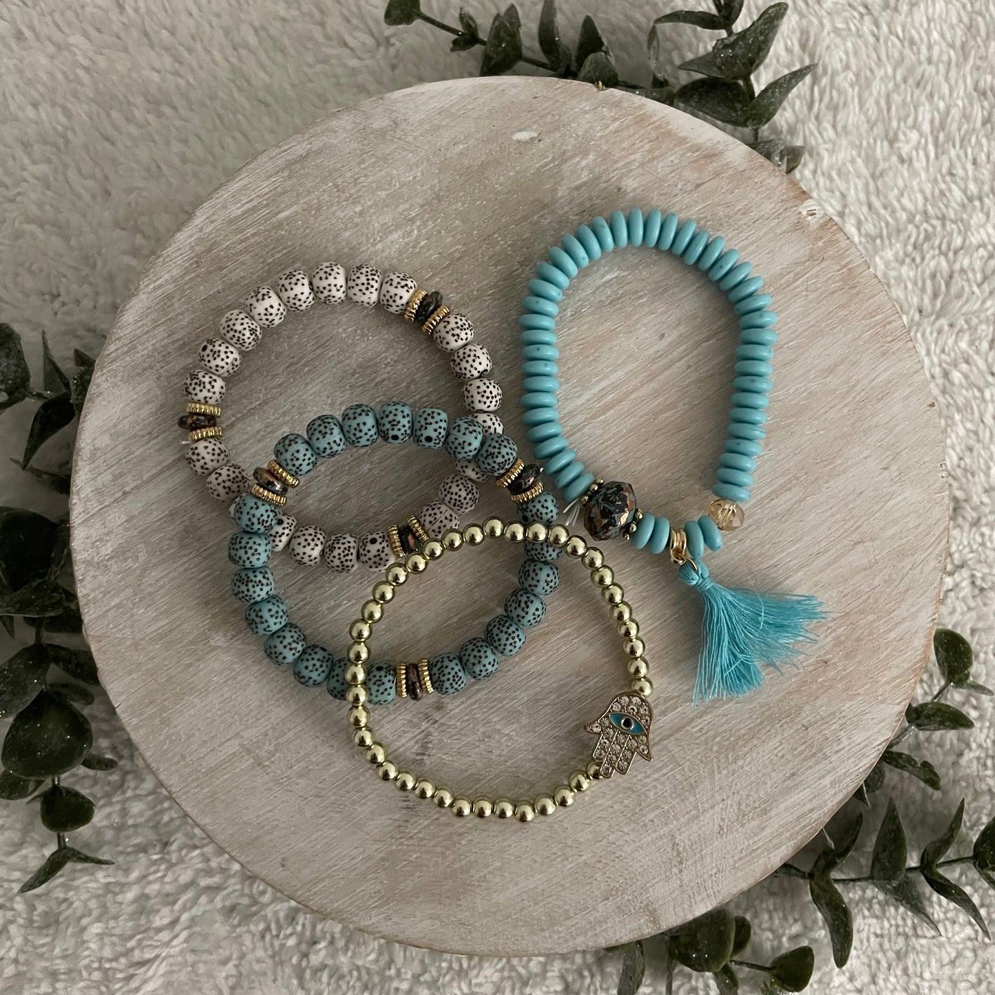 Blue Hippie bracelet