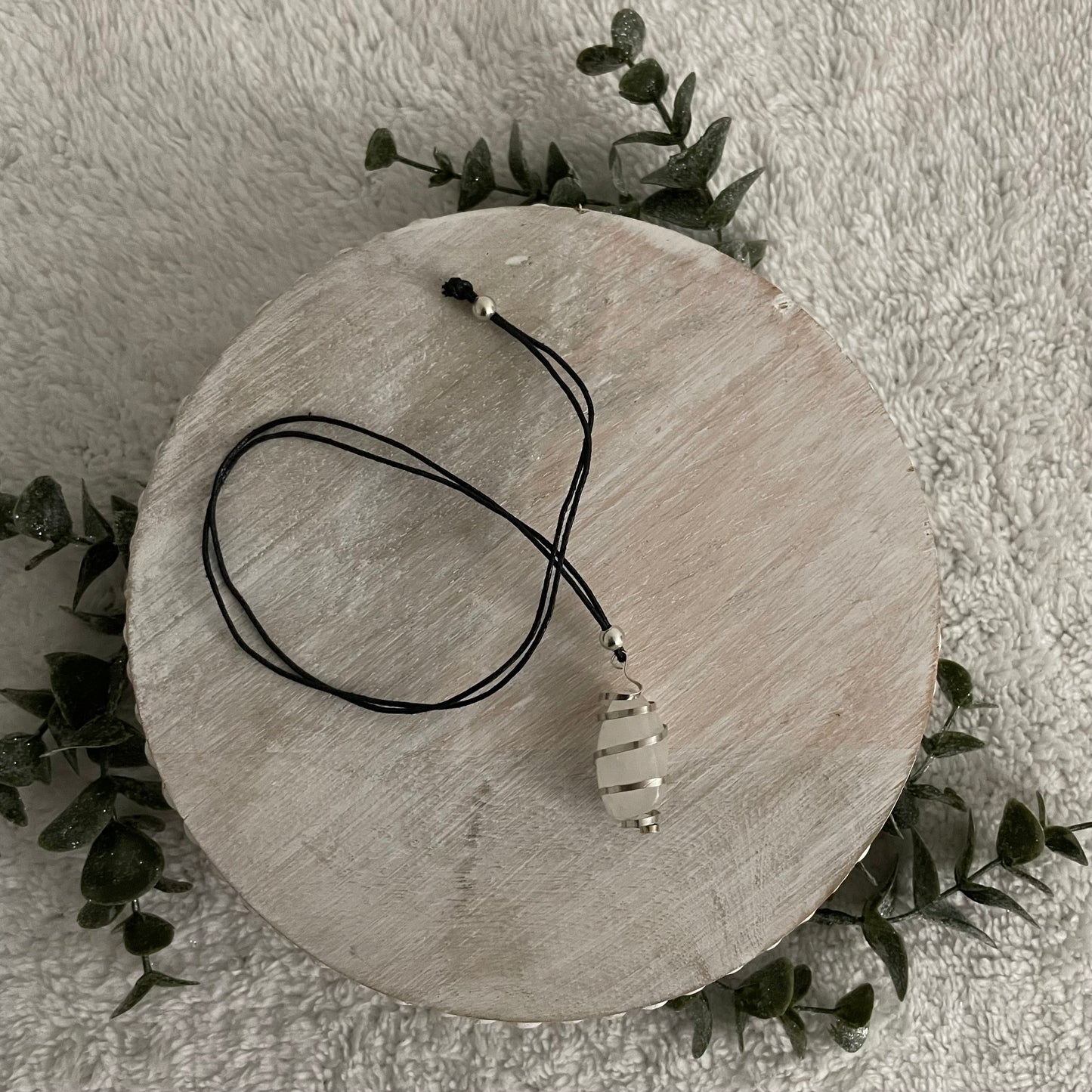 Silver Necklace with Master Quartz
