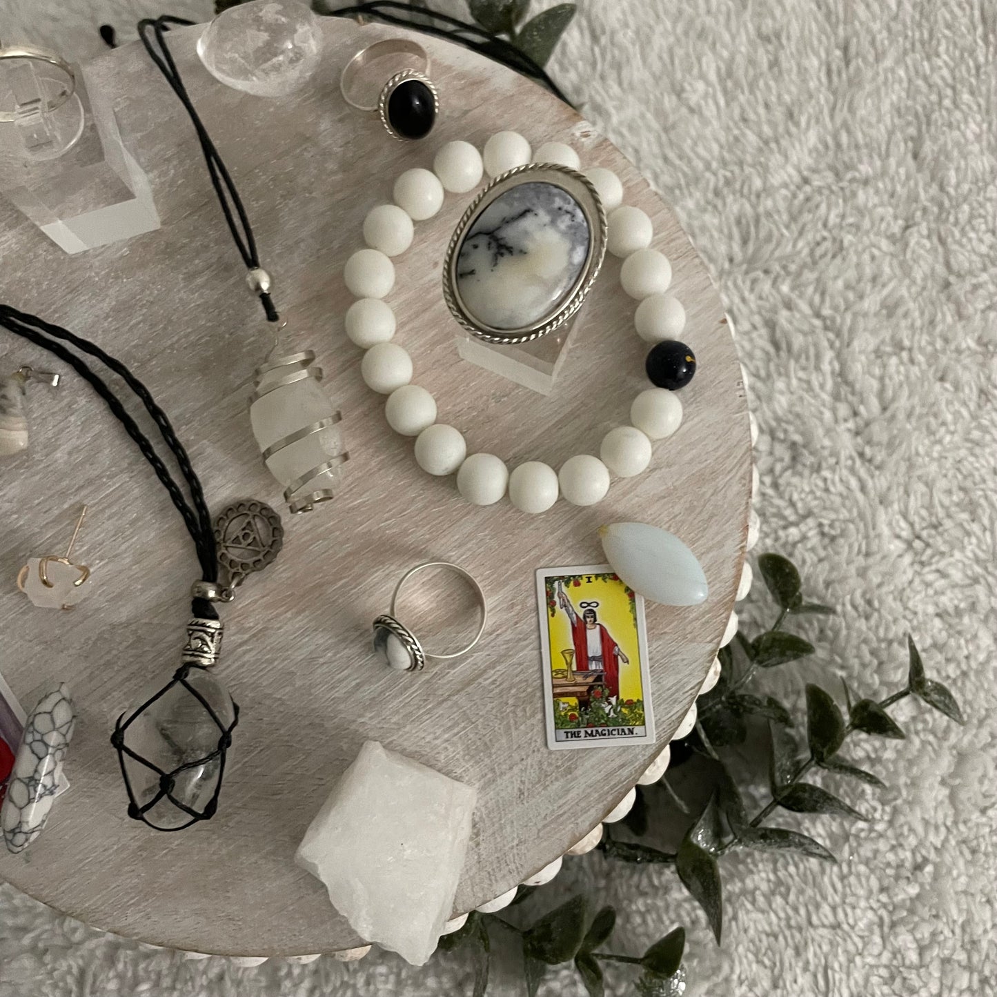 Silver Necklace with Master Quartz