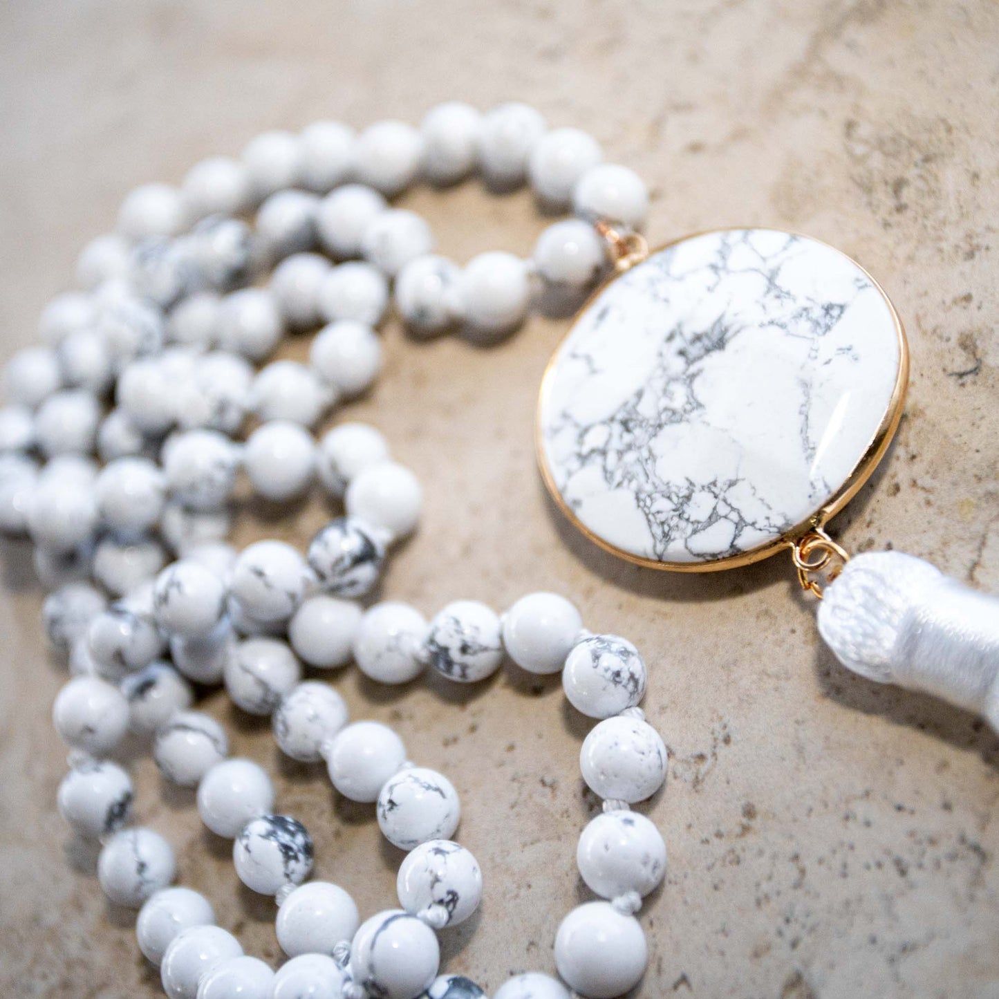 Howlite Stone Mala