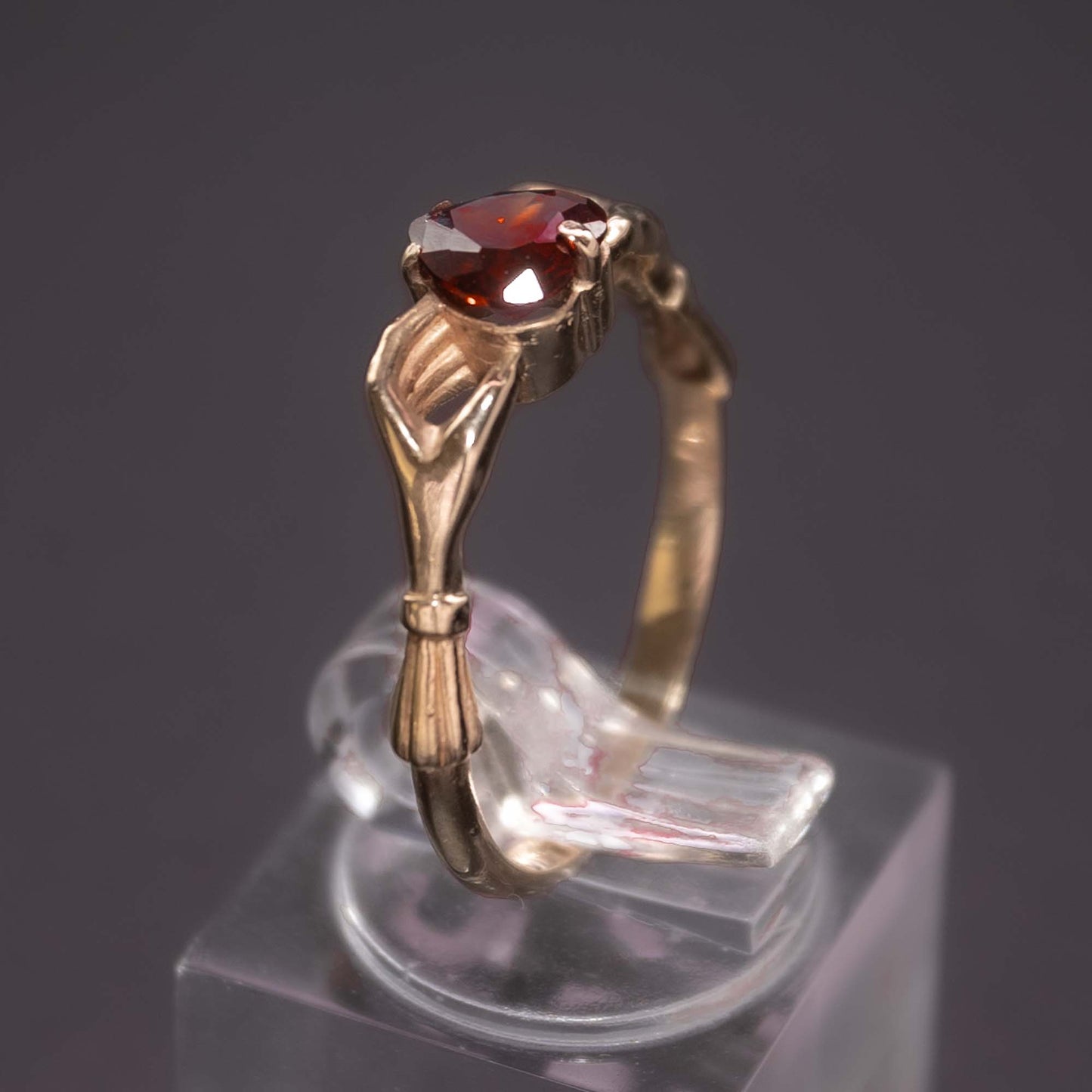 Heartbeat- 14k gold ring