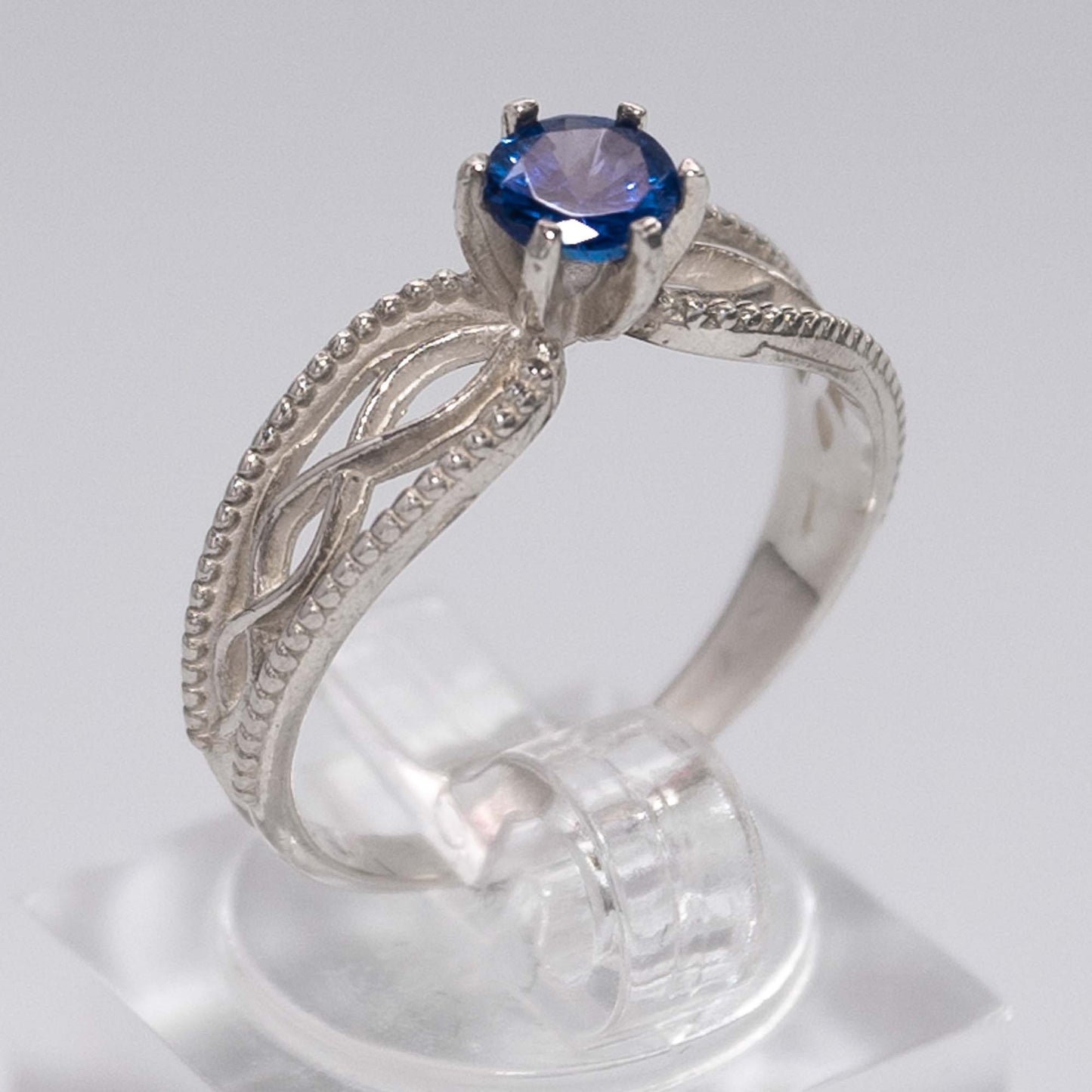 Blue- 925 Silver ring