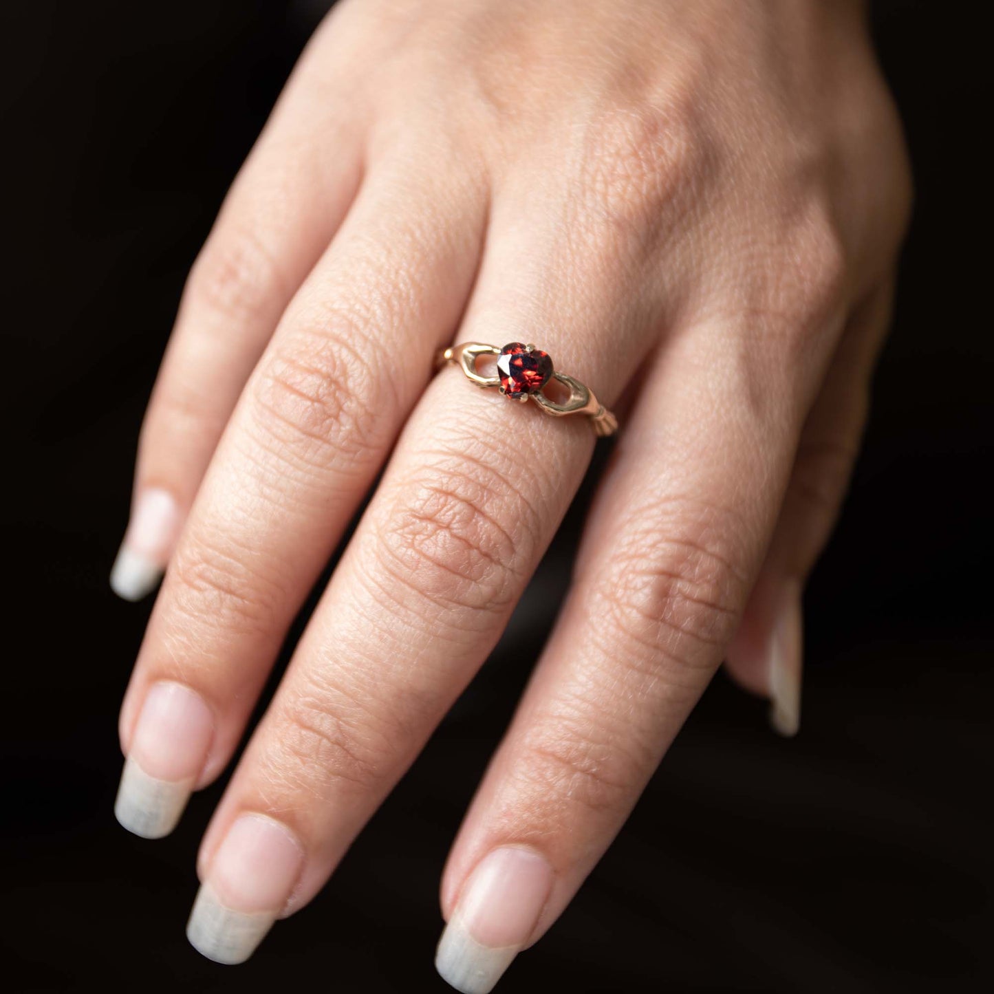 Heartbeat- 14k gold ring