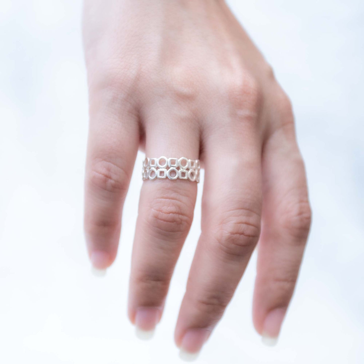 Geometry-925 Silver ring