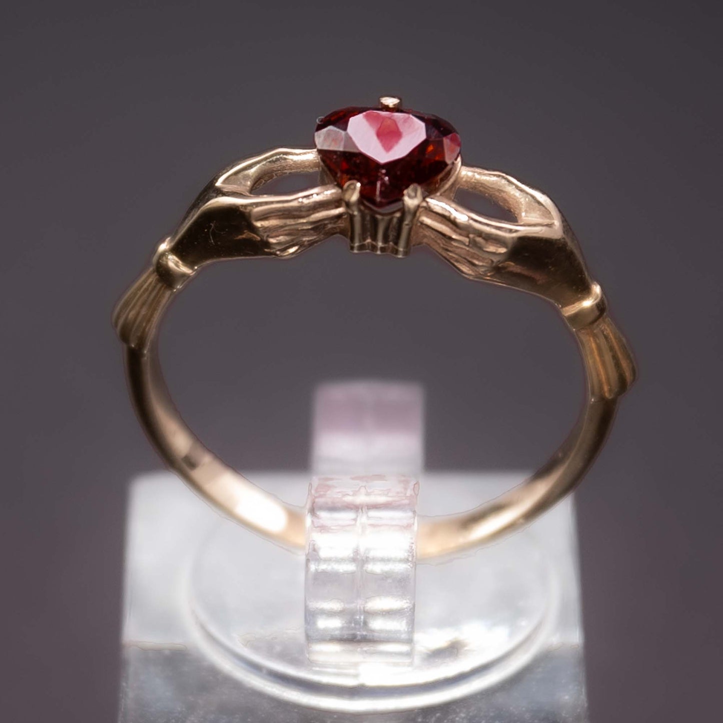 Heartbeat- 14k gold ring