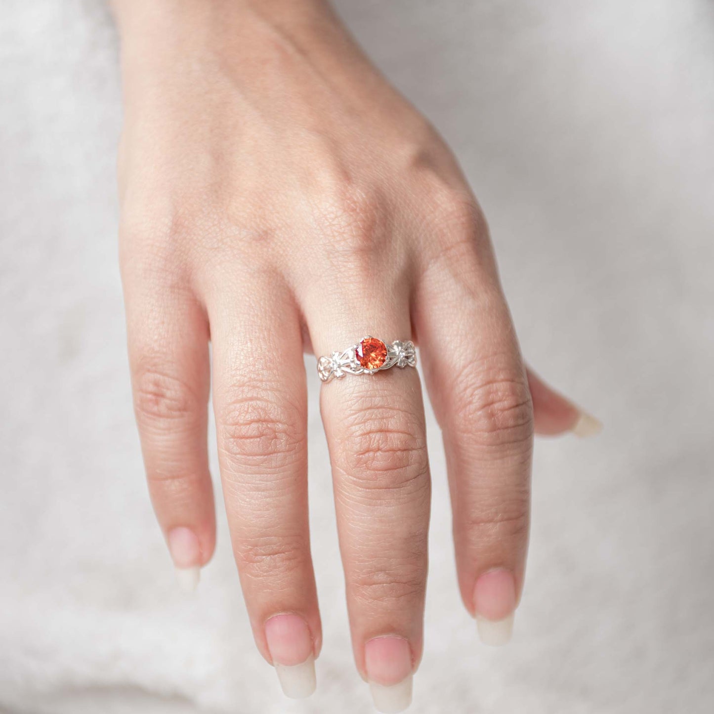 Red Velvet- 925 Silver ring