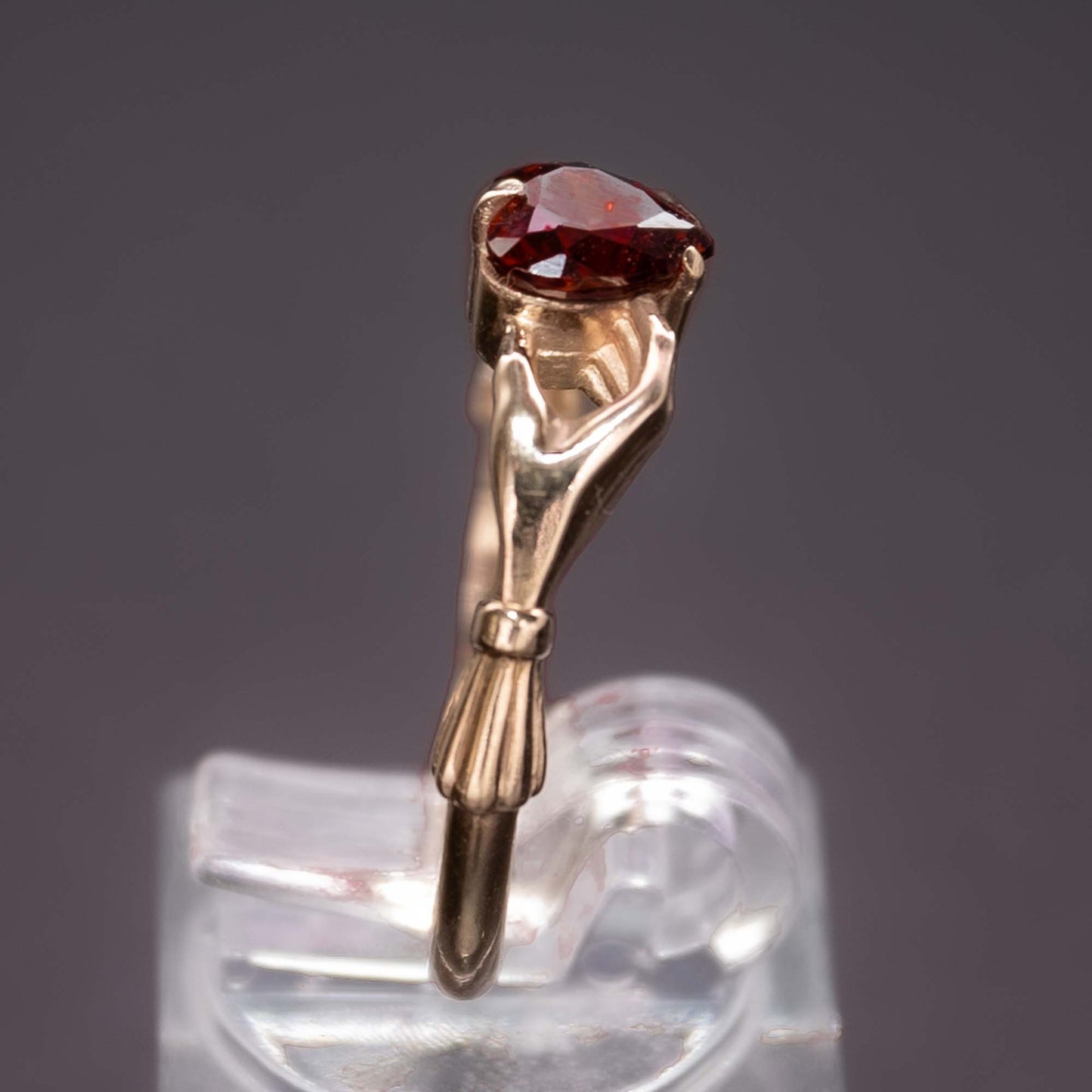 Heartbeat- 14k gold ring