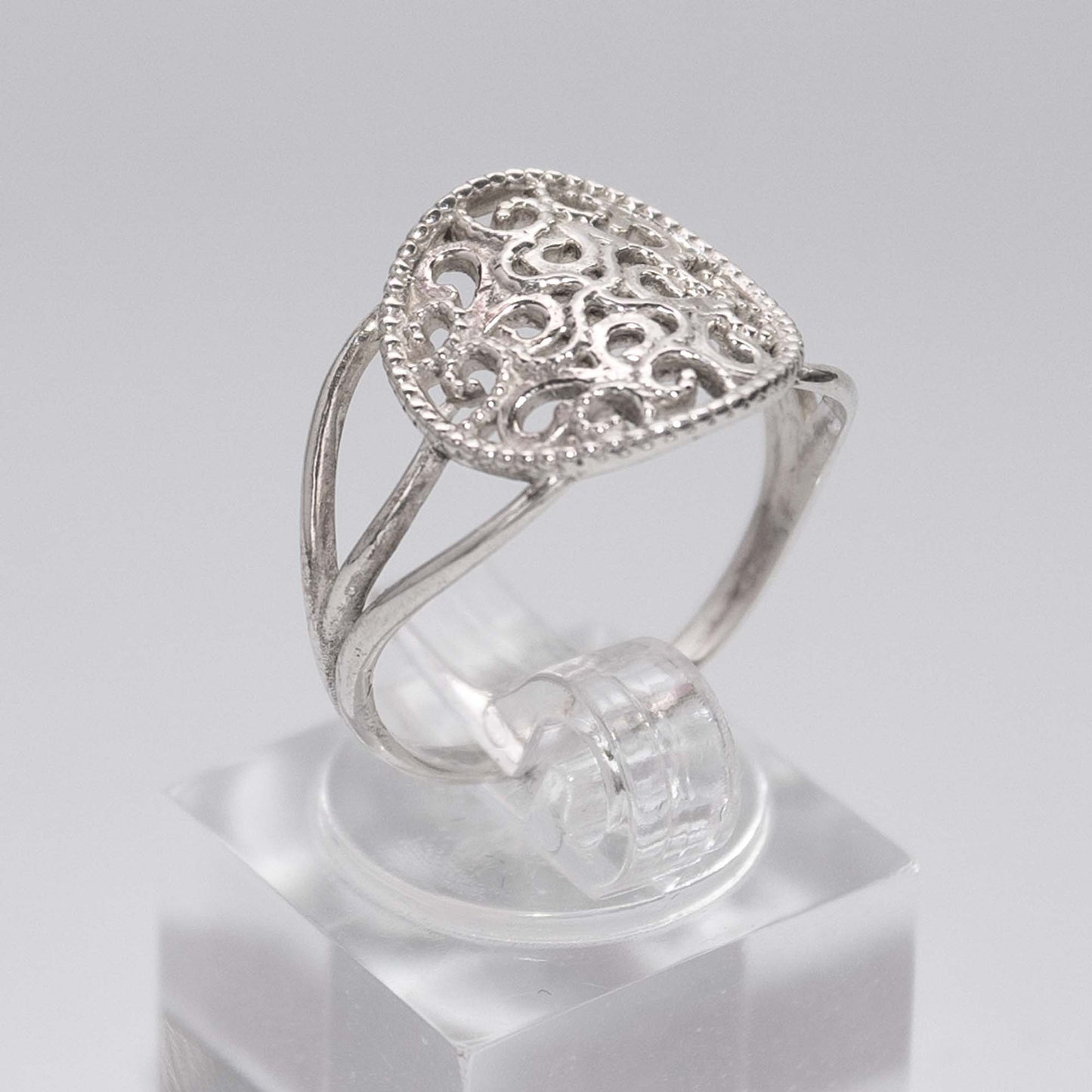 Full moon- 925 Silver ring