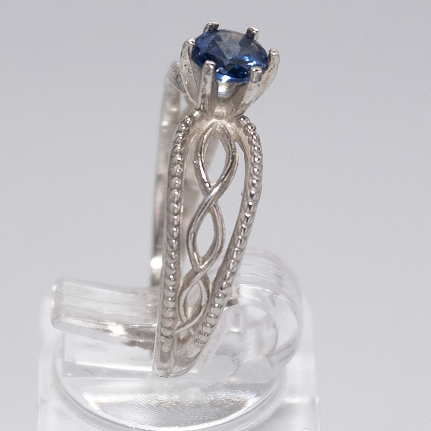 Blue- 925 Silver ring