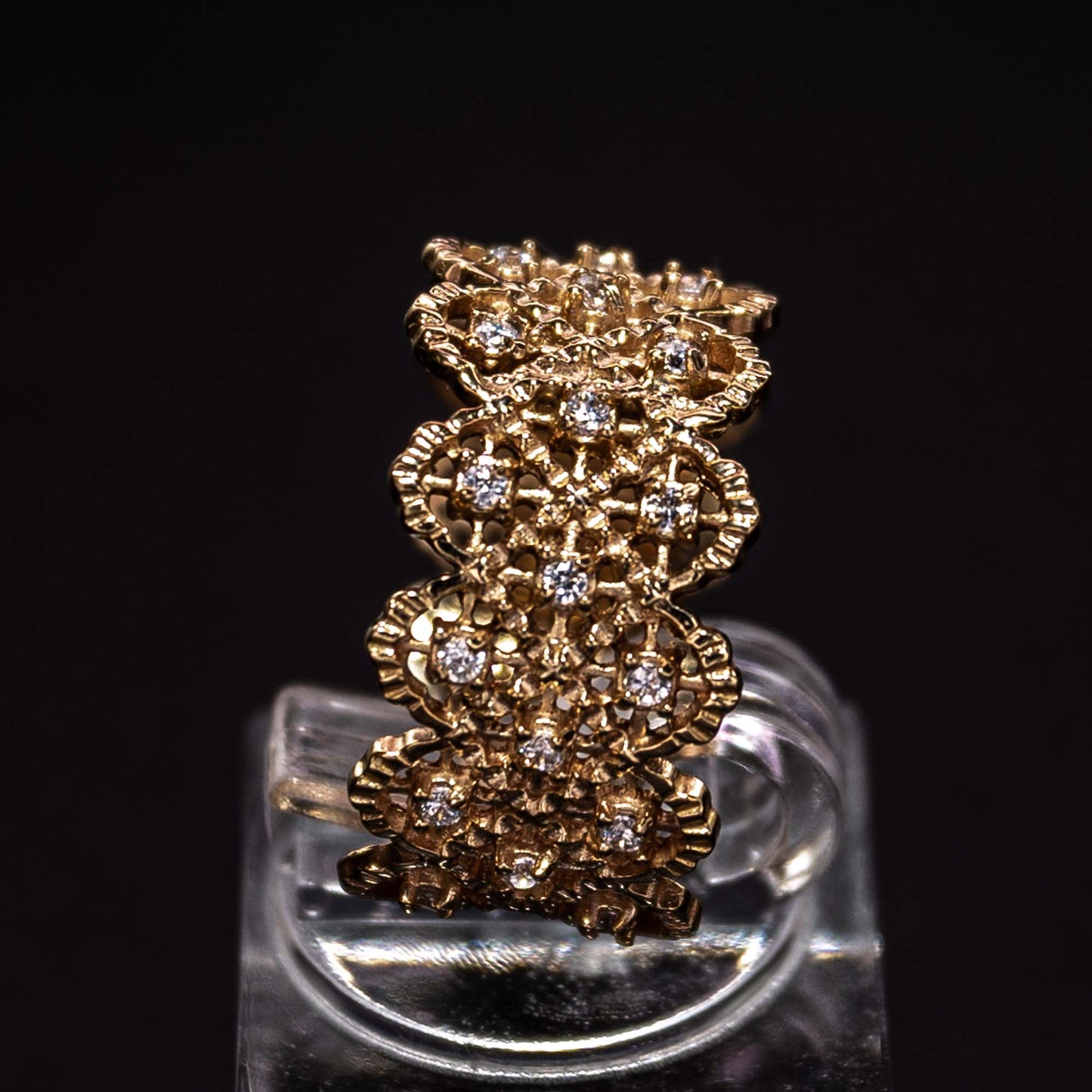 Royal ring - 14k gold ring