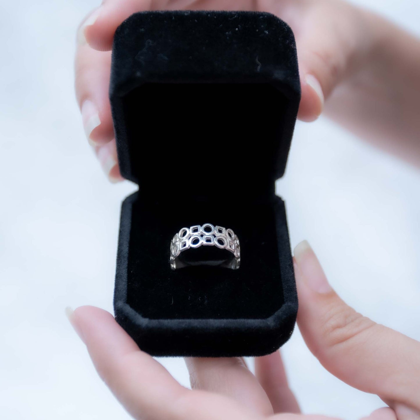 Geometry-925 Silver ring