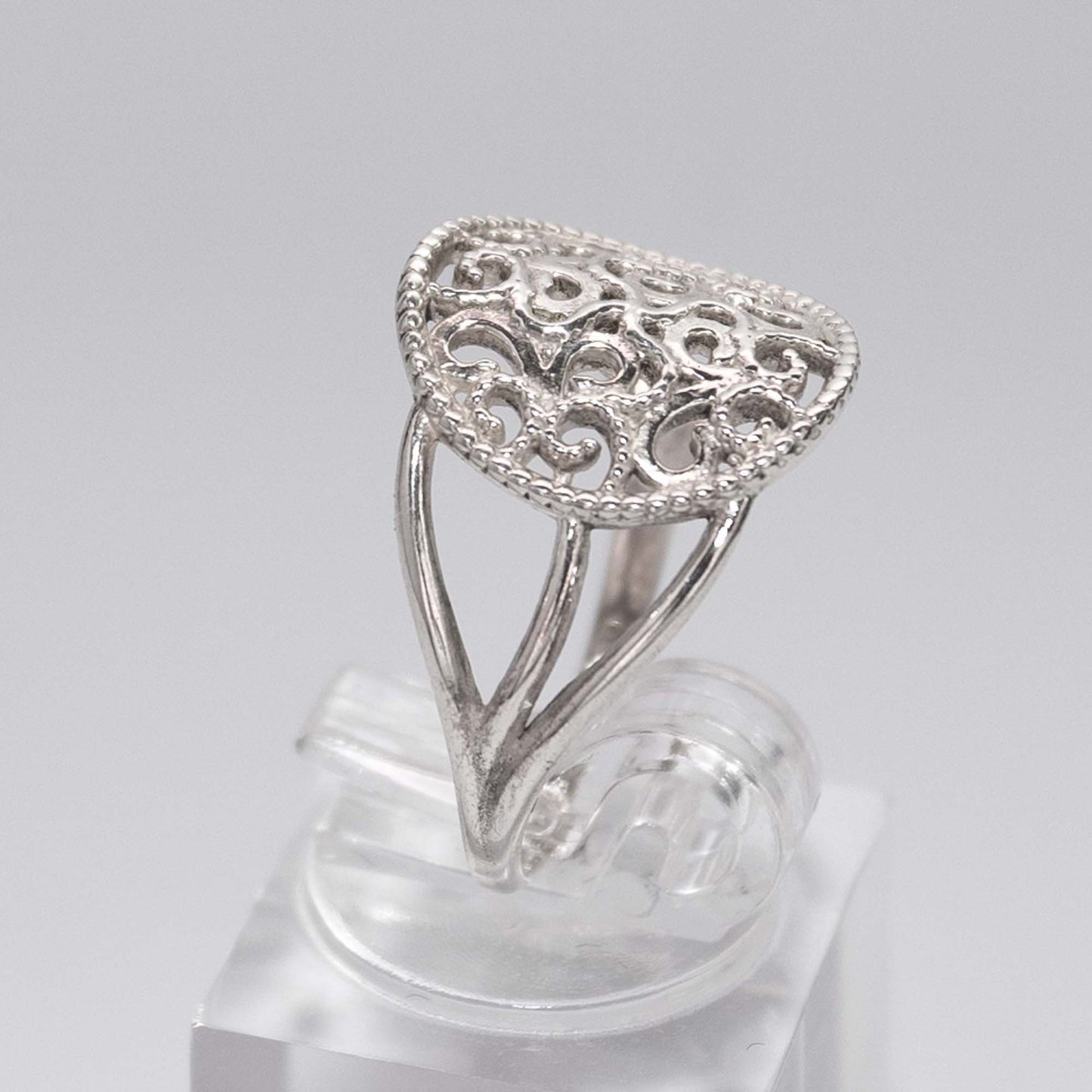Full moon- 925 Silver ring