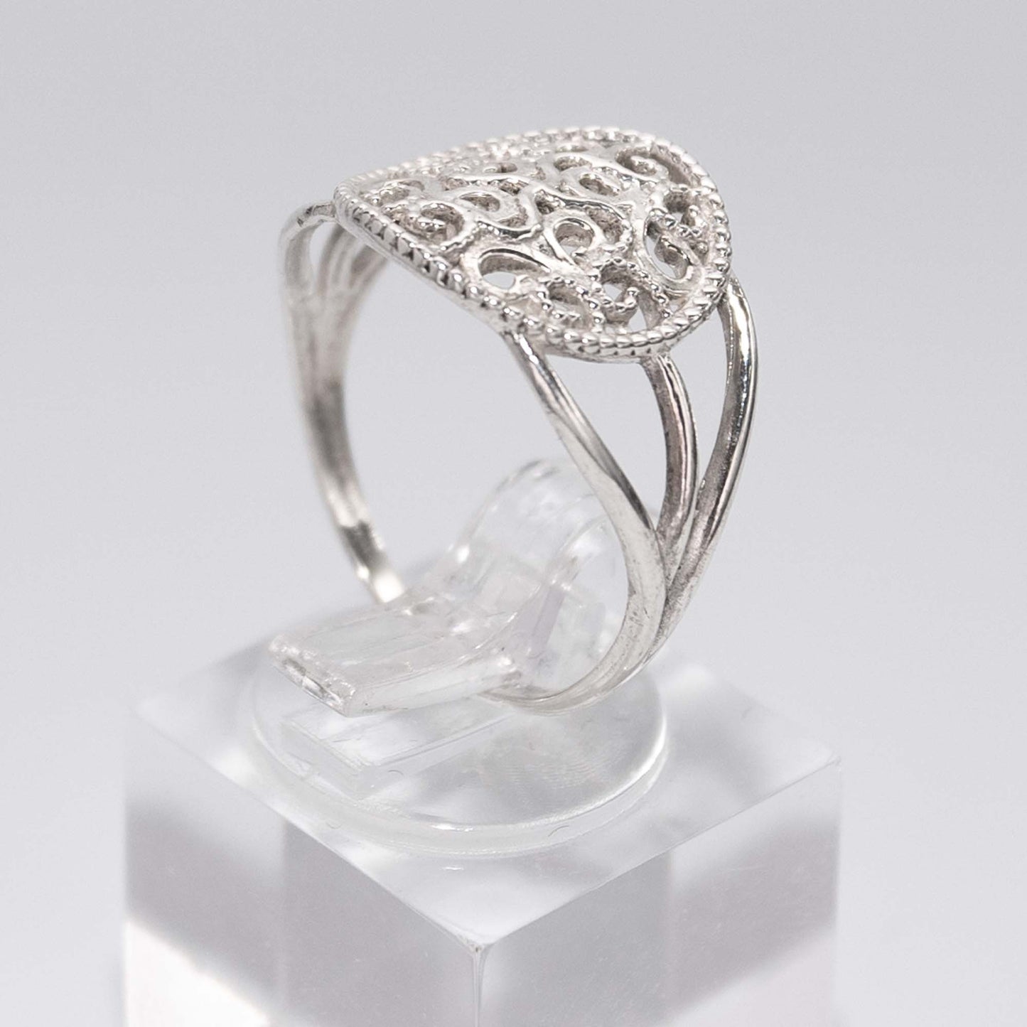 Full moon- 925 Silver ring