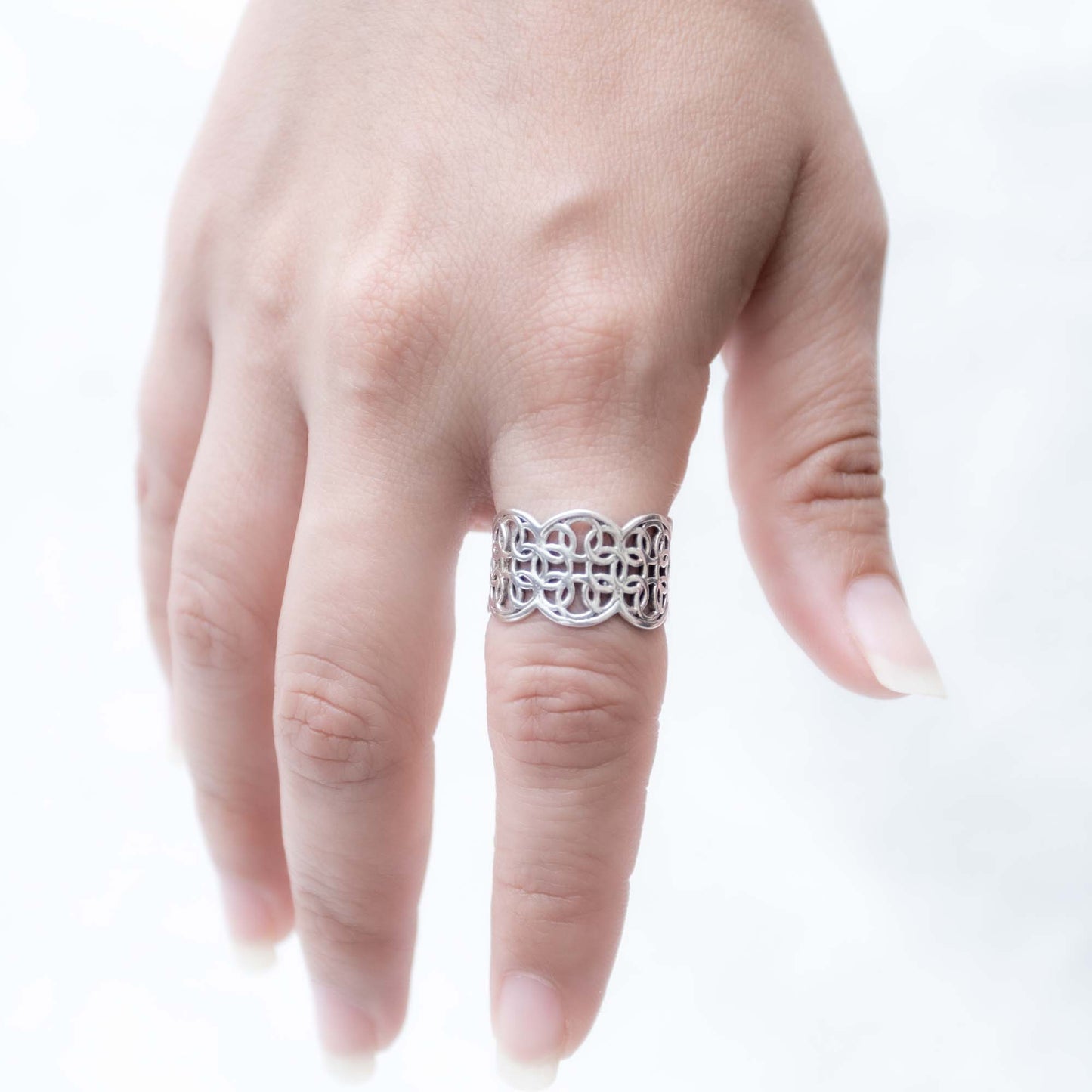 Connection -925 Silver ring