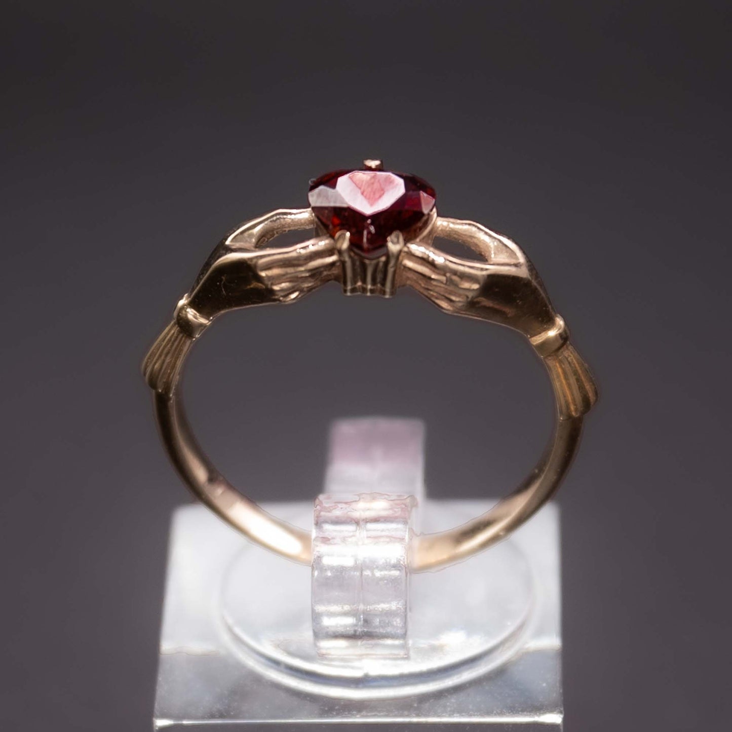 Heartbeat- 14k gold ring