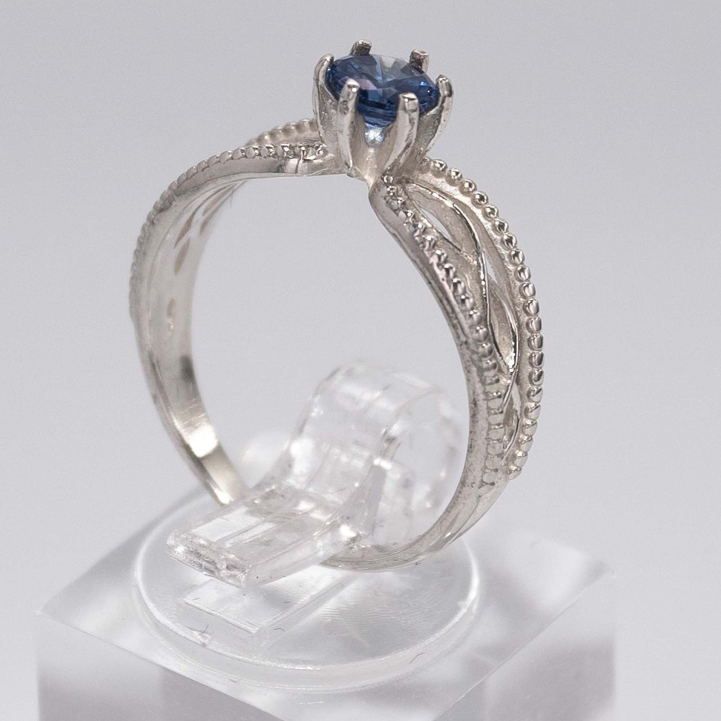 Blue- 925 Silver ring
