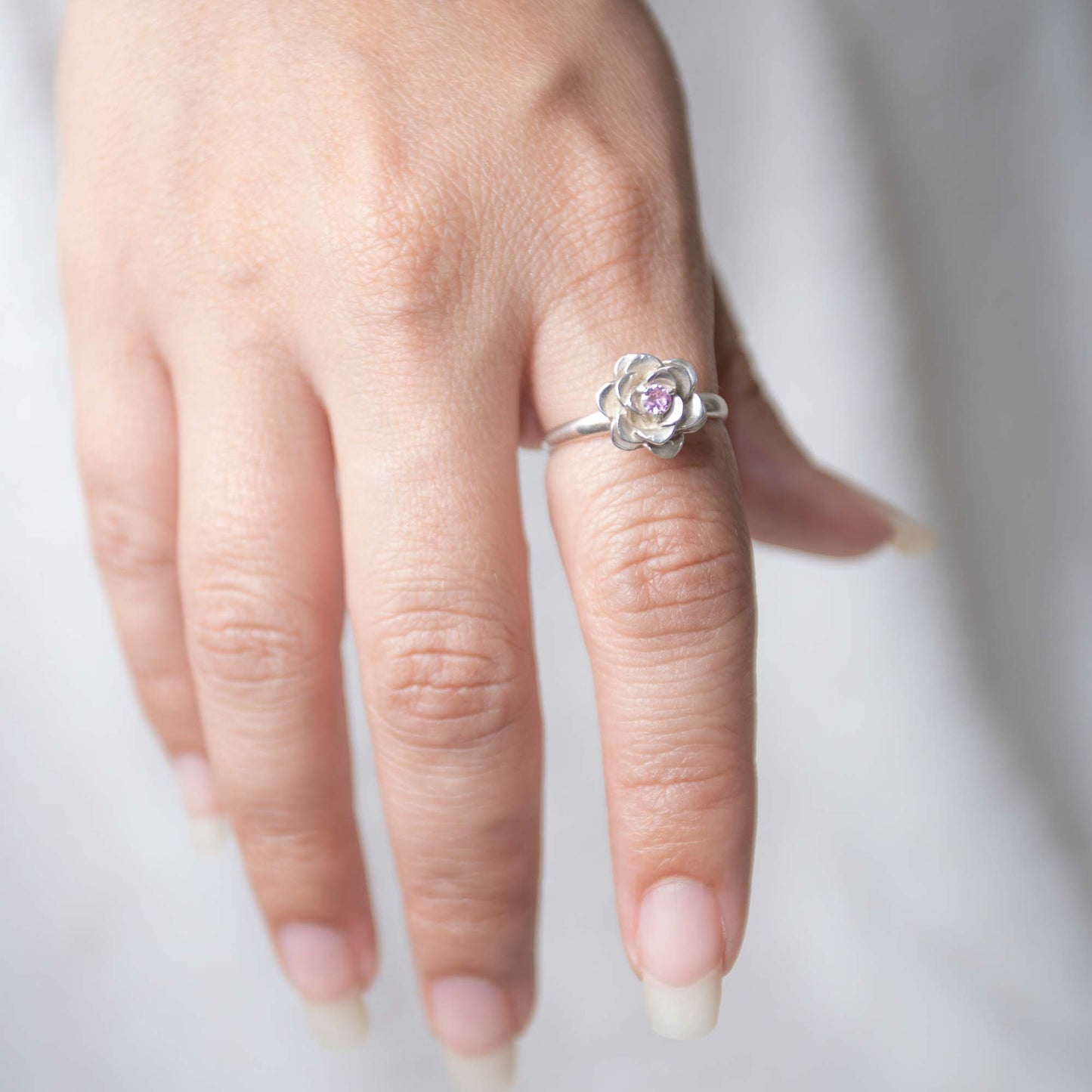Rose- 925 Silver ring