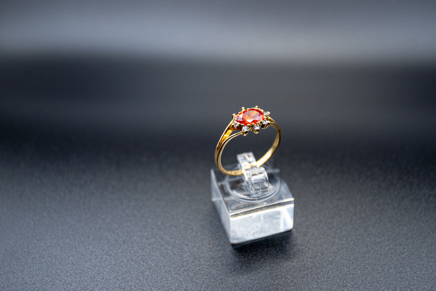 Red dream-14k gold ring