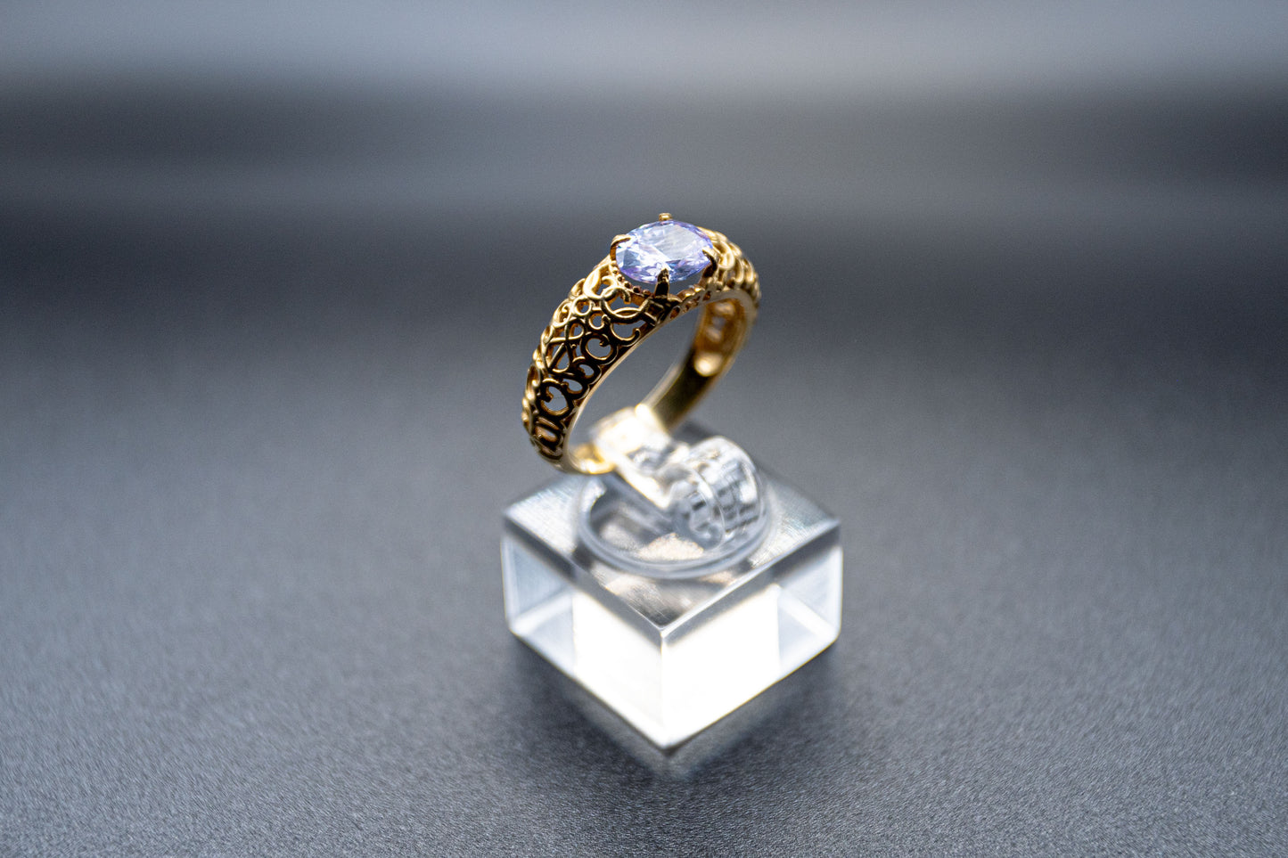 Summer sky-14k gold ring