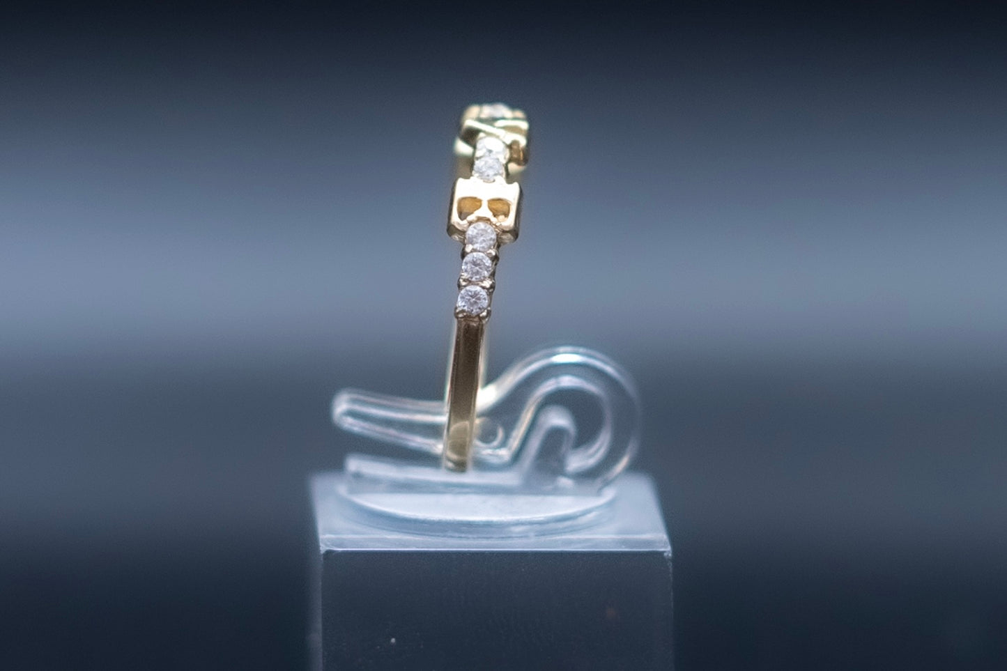 White love-14k gold ring