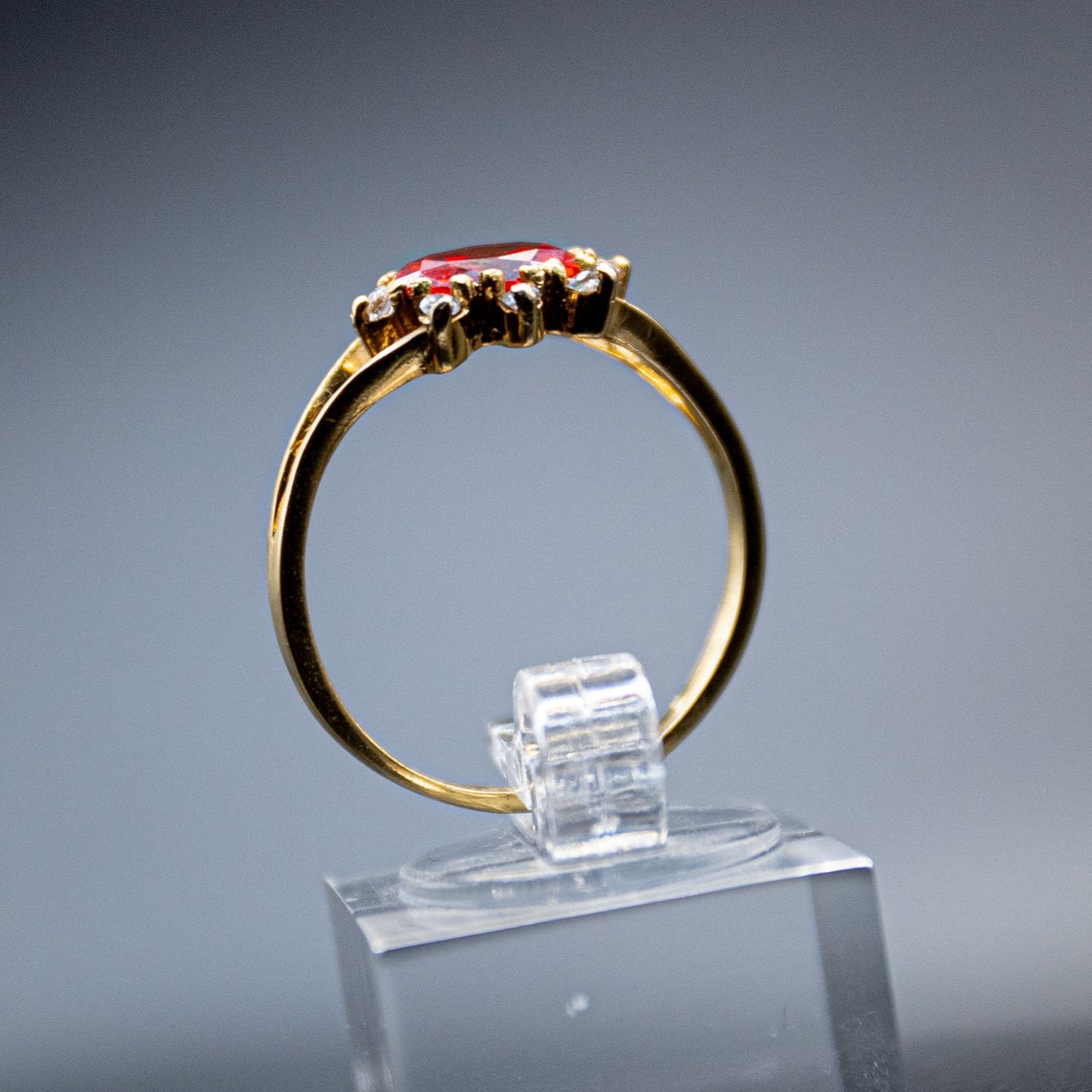 Red dream-14k gold ring