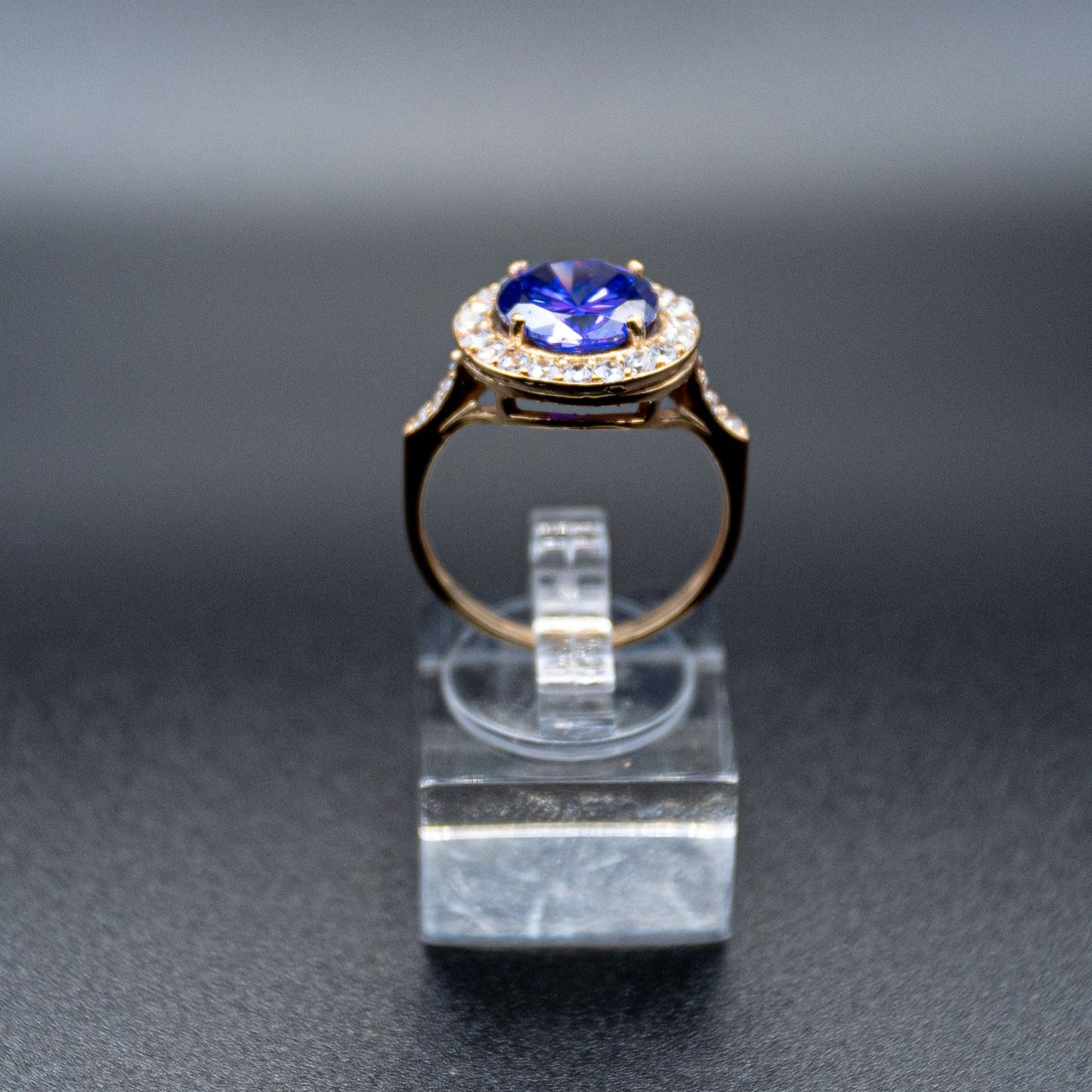 Colorful-14k gold ring