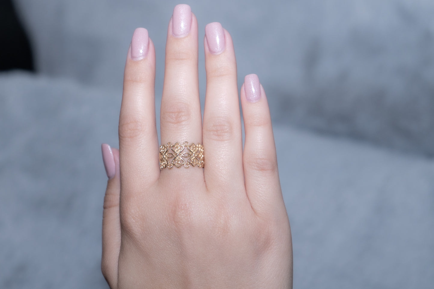 Havana-14k gold ring