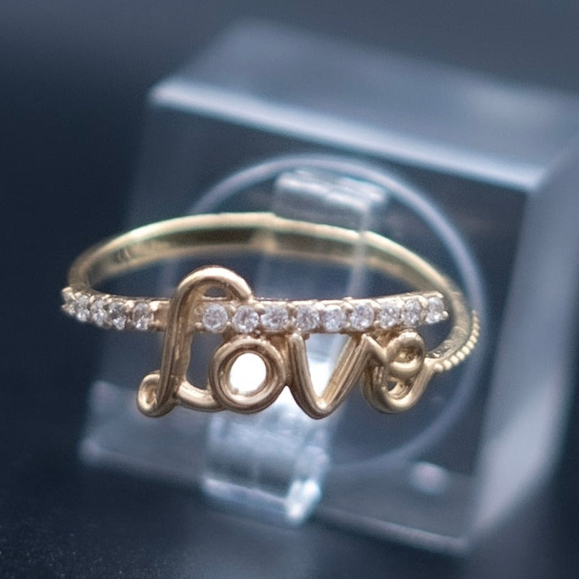 Lovely ring-14k gold ring