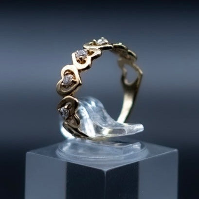 February-14k gold ring
