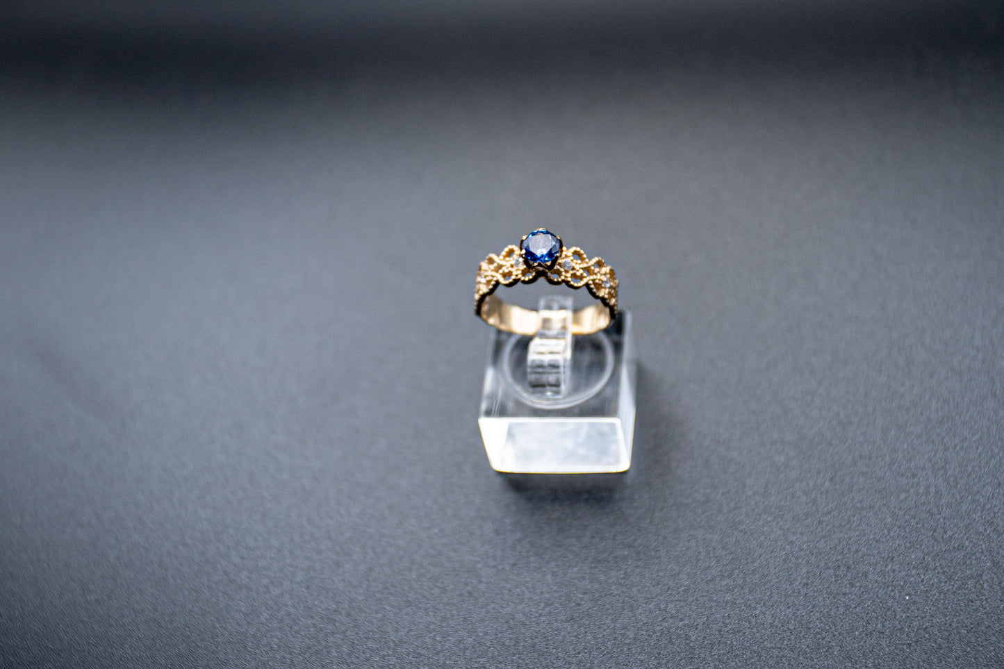 Sky-14k gold ring