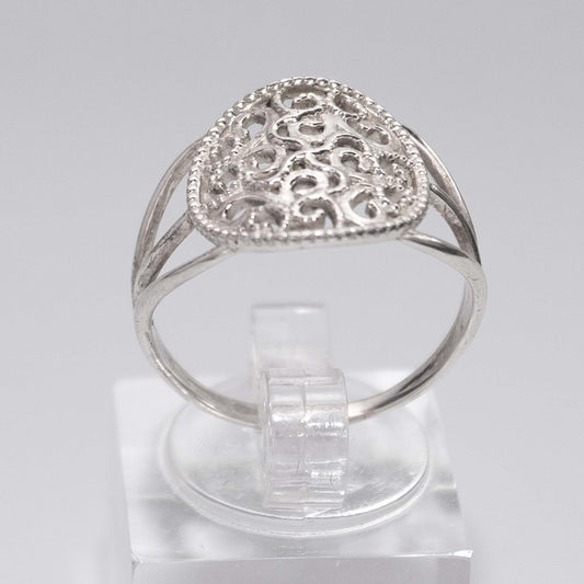 Full moon- 925 Silver ring