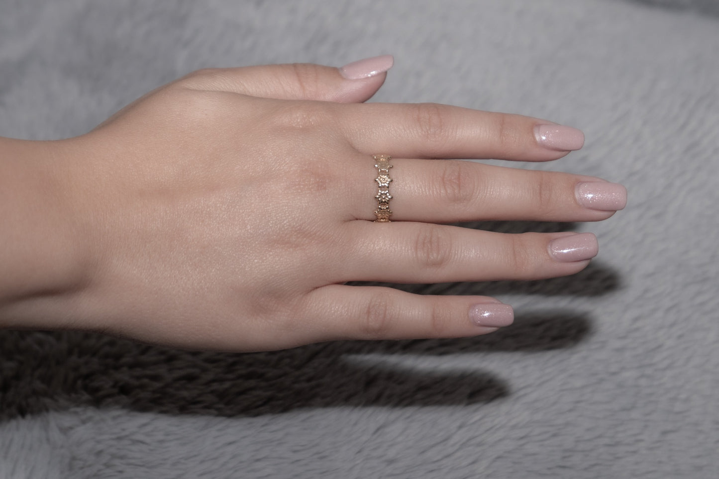 Simplicity-14k gold ring